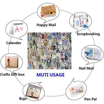 507 Pcs Vintage Scrapbook Stickers for Journaling Junk Journal Supplies,Dwpetzo People Prase Quote Stickers Pack for Scrapbooking Planners Bujo DIY Art Crafts Collage Album Aesthetic Embellishment