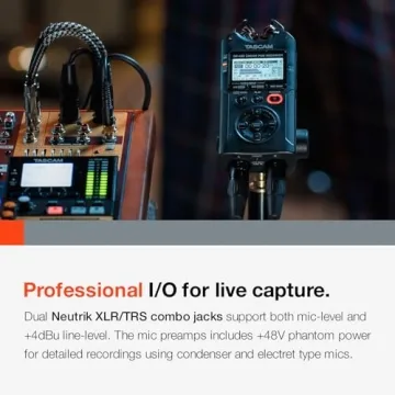 TASCAM DR-40X Portable Recorder for All Audio Needs
