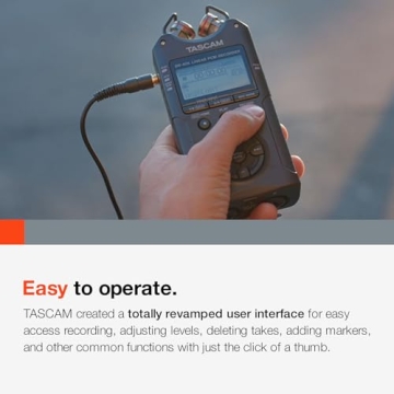 TASCAM DR-40X Portable Recorder for All Audio Needs
