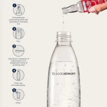 SodaStream Bubly Drops Strawberry Zero Calorie Flavor Enhancer