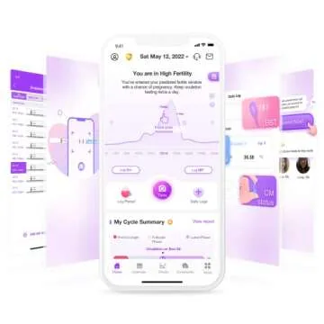 Easy@Home Ovulation Test Predictor Kit : Accurate Fertility Test for Women (Width of 5mm), Fertility Monitor Test Strips, 50 LH Strips with 50 Urine Cups