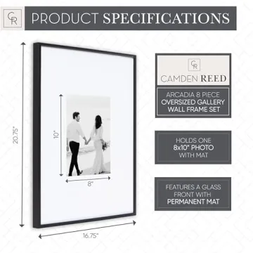 Camden Reed Arcadia Gallery Wall Frame Set 8 Pieces