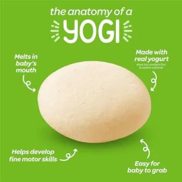 Happy Baby Organics Yogis Freeze-Dried Yogurt & Fruit Snacks, Variety Pack, 1 Ounce (Pack of 6)