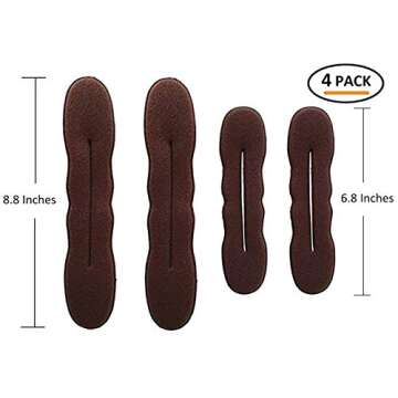 Styla Hair Magic Bun Maker Foam Sponge for Quick Buns