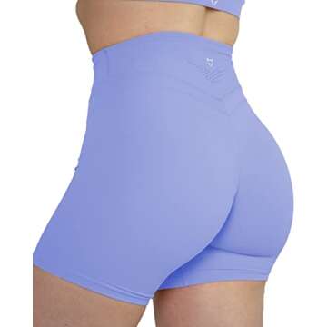 TomTiger Yoga Shorts for Women Tummy Control High Waist Biker Shorts Exercise Workout Butt Lifting T...
