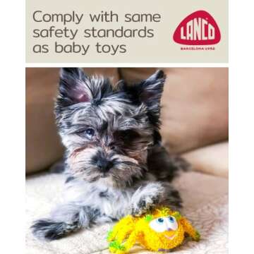 Puppy Teething Toys 100% Natural Rubber (Latex). Free from Harmful Chemicals. Help Clean Teeth and Soothe Gums. Small Breeds