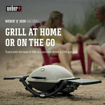 Weber Q2200 Liquid Propane Grill - Great for Outdoor Cooking