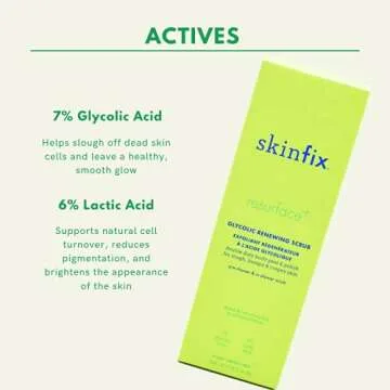 Skinfix Resurface+ Glycolic Renewing Scrub: A Double-Duty AHA BHA Exfoliant Scrub & Body Peel to Visibly Polish, Refine, Brighten & Smooth Rough, Bumpy & Crepey Skin Caused KP-Prone Skin, 8 Fl Oz