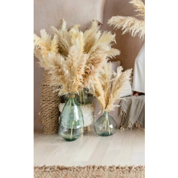 40" Fluffy Pampas Grass Stems – Perfect for Decor