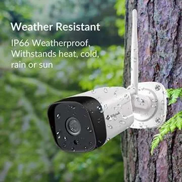 Kittyhok 3MP Wireless Security Camera System with Night Vision