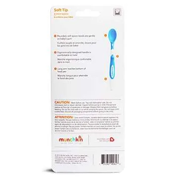 Munchkin Soft Tip Baby Spoons - 6 Pack, Dishwasher Safe