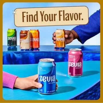Zevia Creamy Root Beer, Sugar-Free & Vegan Soda 12-Pack