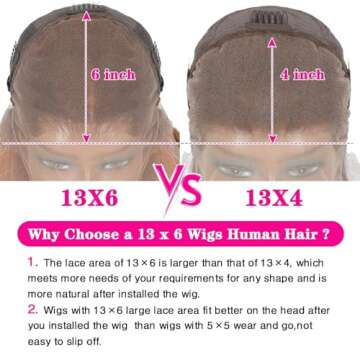 Yumkot 26Inch Reddish Brown Lace Front Wigs Human Hair Pre Plucked 13x6 Body Wave Human Hair Lace Front Wigs 180% Density Colored Wigs Human Hair HD Full Lace Frontal Wigs for Women