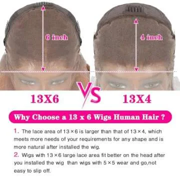 Yumkot 26Inch Reddish Brown Lace Front Wigs Human Hair Pre Plucked 13x6 Body Wave Human Hair Lace Front Wigs 180% Density Colored Wigs Human Hair HD Full Lace Frontal Wigs for Women