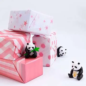 MR FIVE 30 Sheets 20 x 28 Inch Metallic Pink Tissue Paper Bulk,Gift Wrapping Tissue Paper Pink Tissue Paper for Gift Bags,Crafts and DIY,Gift Wrapping Papper for Birthday Baby Shower Wedding Holiday