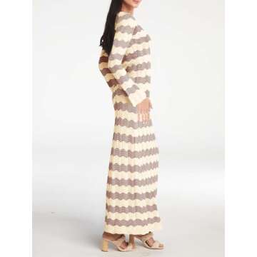 Saodimallsu Womens Crochet Maxi Dress for Summer Style