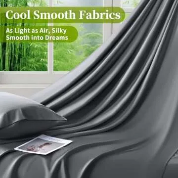 Shilucheng Bamboo Sheets King Size - Ultra Cooling & Soft