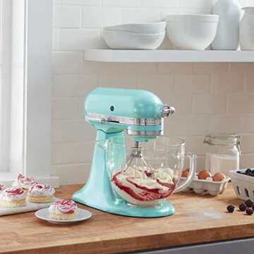 KitchenAid 5-Qt. Artisan Mixer - Azure Blue Style