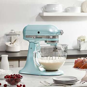 KitchenAid 5-Qt. Artisan Mixer - Azure Blue Style