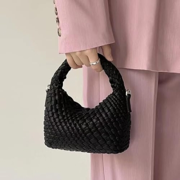 Stylish Woven Crossbody Bag with Adjustable Strap