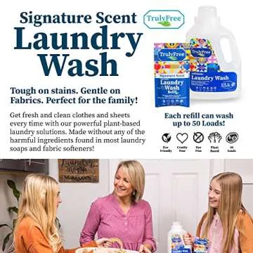 TRULY FREE - Laundry Detergent for Sensitive Skin + Auto Dishwasher Soap