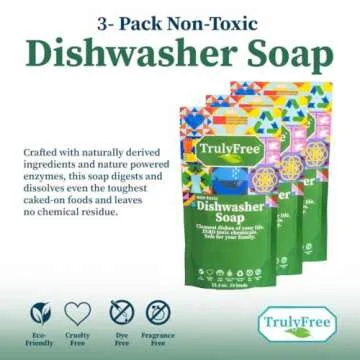 TRULY FREE - Laundry Detergent for Sensitive Skin + Auto Dishwasher Soap