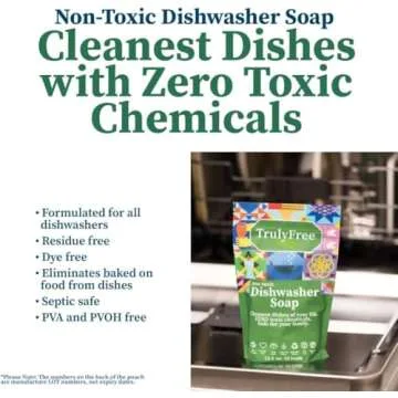 TRULY FREE - Laundry Detergent for Sensitive Skin + Auto Dishwasher Soap