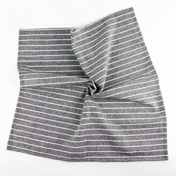 Quality Linen Cotton Dinner Napkins - Set of 12