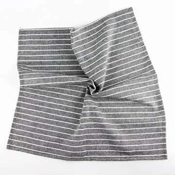 Quality Linen Cotton Dinner Napkins - Set of 12