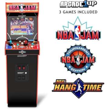 ARCADE1UP NBA Jam Deluxe - 2 Player Home Arcade Machine