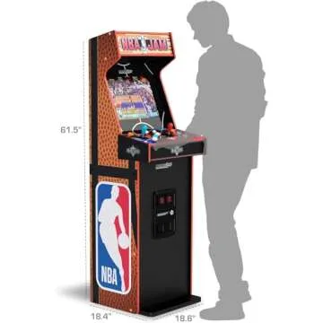 ARCADE1UP NBA Jam Deluxe - 2 Player Home Arcade Machine