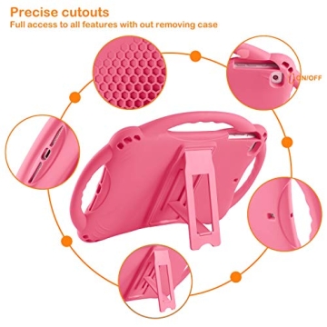 TopEsct Kids Case for iPad Mini 1 2 3 4 5 - Pink