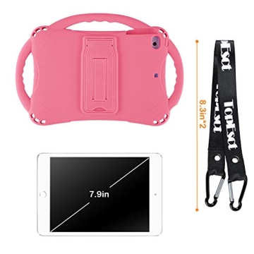 TopEsct Kids Case for iPad Mini 1 2 3 4 5 - Pink