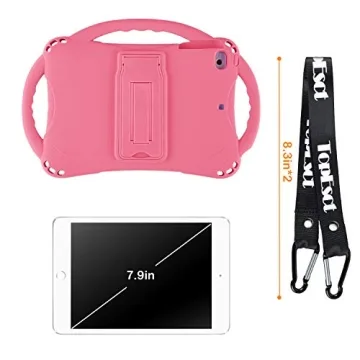 TopEsct Kids Case for iPad Mini 1 2 3 4 5 - Pink