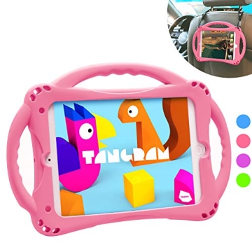 TopEsct Kids Case for iPad Mini 1 2 3 4 5 - Pink