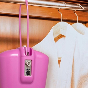 SAFEGO Portable Lock Box Safe Key & Combination Security