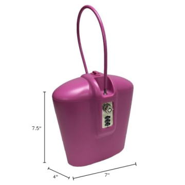SAFEGO Portable Lock Box Safe Key & Combination Security