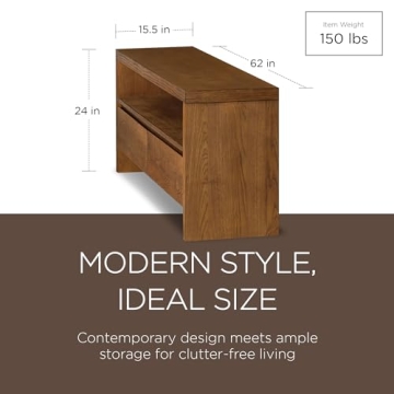 Maven Lane Ada Wooden Media Unit for Modern Living Rooms