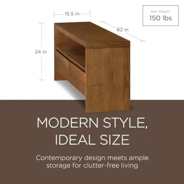 Maven Lane Ada Wooden Media Unit for Modern Living Rooms