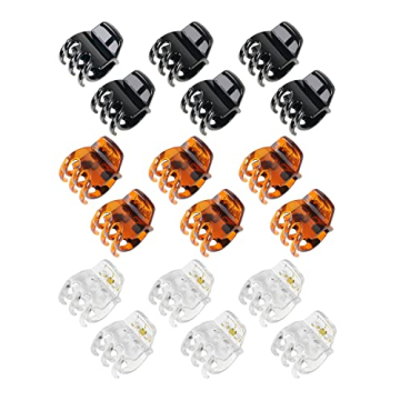 Medium Hair Clips, 18 Pcs 1.38 Inch Hair Claw Clips, No-Slip Jaw Clips for Women and Girls