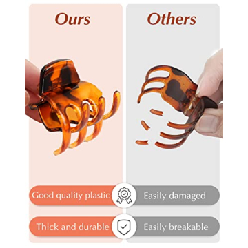 Medium Hair Clips for Women - 18 Pcs No-Slip Jaw Clips