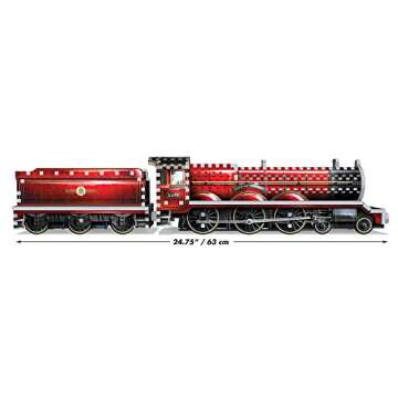 Wrebbit3D Harry Potter Hogwarts Express 3D Puzzle for Teen and Adults | 460 Real Jigsaw Puzzle Piece...