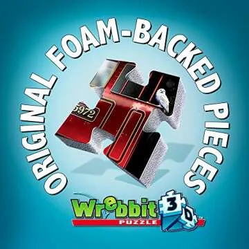 Wrebbit3D Harry Potter Hogwarts Express 3D Puzzle for Teen and Adults | 460 Real Jigsaw Puzzle Pieces | Unique Foam Backing Technology for Sturdy Assembly for Harry Potter Fans