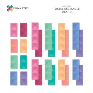 Connetix Pastel Rectangle Pack for All Ages