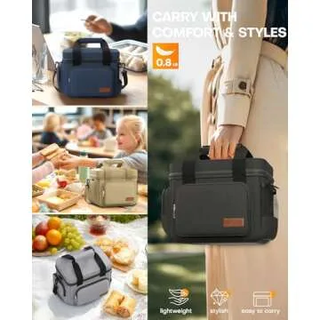 HOTOR Insulated Leak-Proof Lunch Box for All Occasions