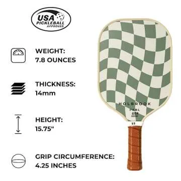 Holbrook Pickleball Paddle - Lightweight Sports Gear for All