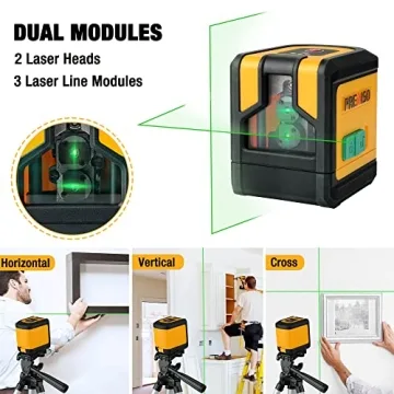 PREXISO Laser Level with Tripod for Easy Home Improvement