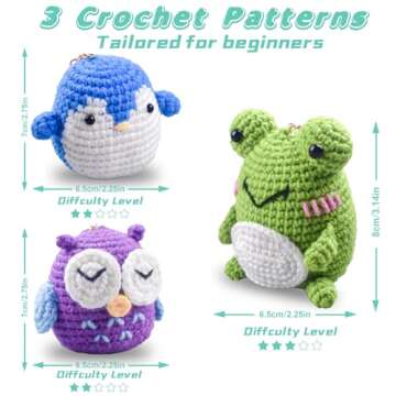 Ultimate Beginner Crochet Kit - Fun Animal Dolls & Tutorials