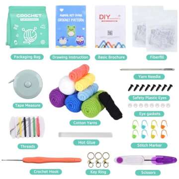 Ultimate Beginner Crochet Kit - Fun Animal Dolls & Tutorials