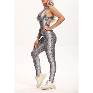 Shop FITTOO Women’s Sexy Backless Workout Romper